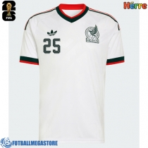 Fotballdrakt Herre Mexico Roberto Alvarado #25 Bortedrakt VM 2026 Kortermet